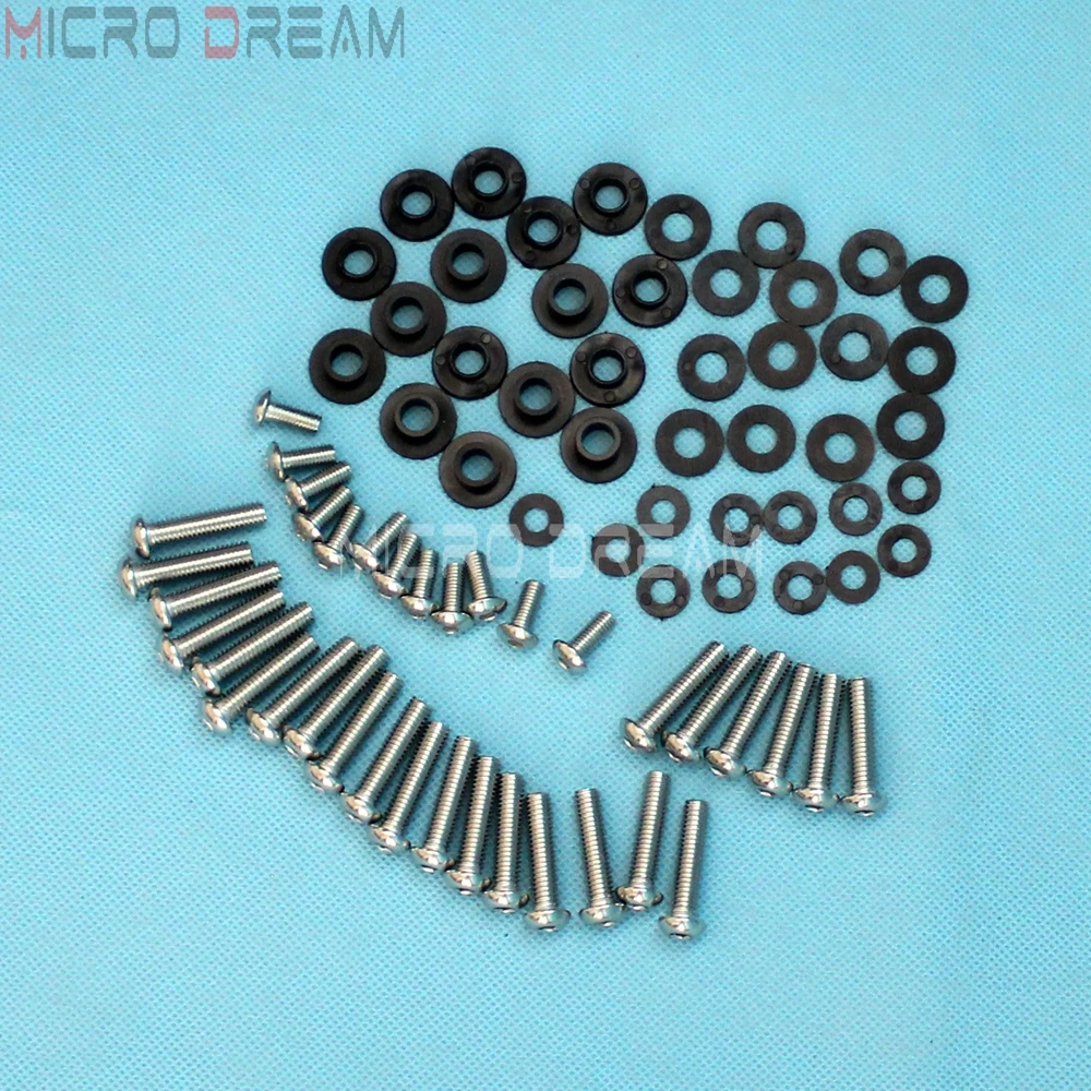 78 шт. набор для установки обтекателя мотоцикла Полный Комплект болтов Yamaha YZFR1 YZF R1