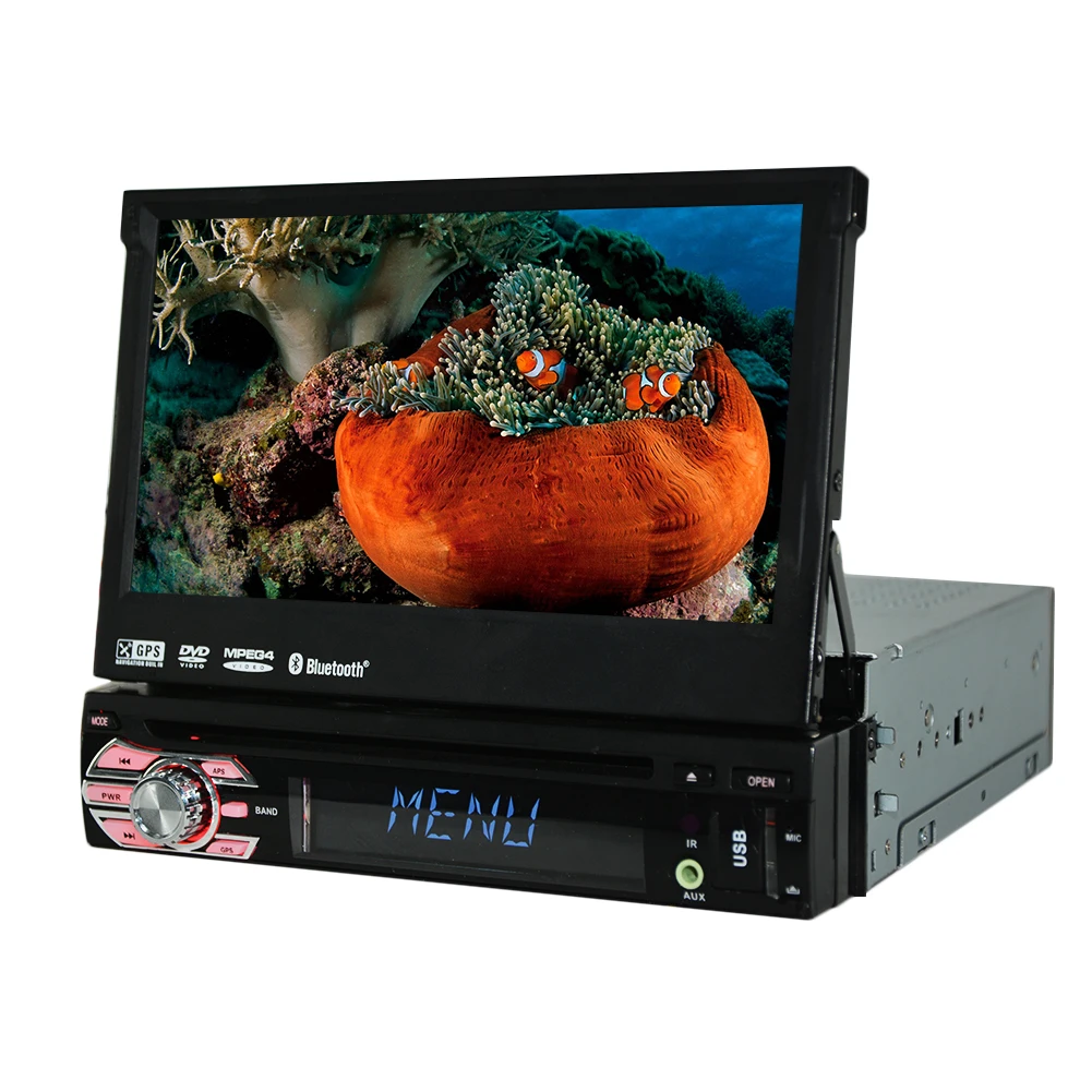 Автомагнитола Wince 6 0 одноdin GPS BT/USB/SD/Sub/FM SD карта|car stereo|single din car stereoautoradio 7 |