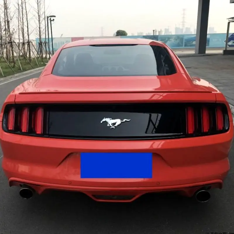 Для Ford Mustang Высокое качество Abs пластик Неокрашенный праймер цвет задний багажник хвост крыло спойлер