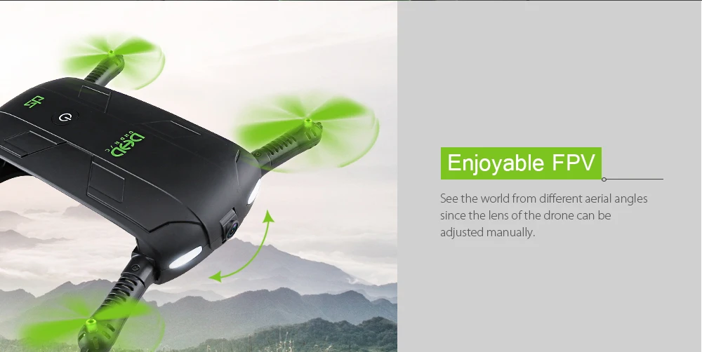 JJRC DHD D5 складной RC Карманный Дрон BNF WiFi FPV 0.3MP камера селфи Дрон телефон управление вертолет мини Квадрокоптер игрушки