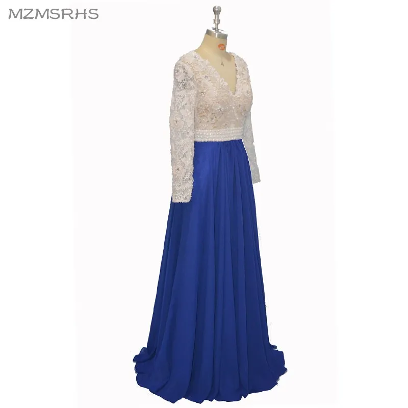 Robe de soiree Сексуальное Белое Кружевное длинное платье с v образным вырезом для