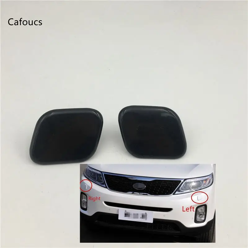 1 Pair (LH and RH) Для KIA Sorento 2013 фары Омыватель форсунки крышка 986812P500 986912P500 - Цвет: 1 Pair (LH and RH)