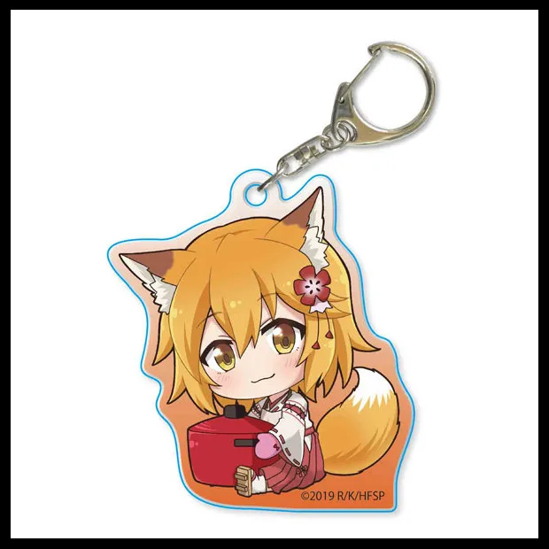 Брелок Sewayaki kitsune no senko san fox miss двусторонний брелок для косплея мультяшный кулон