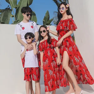Image for New 2019 Summer Mother Daughter Dress Family Match 