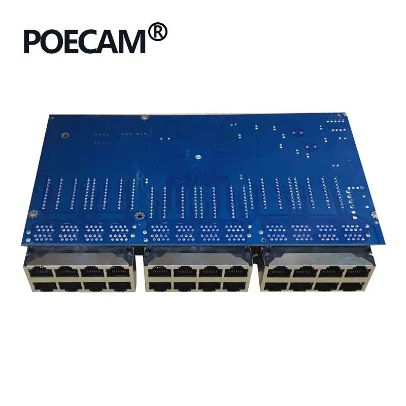 12V15V18V24V пассивное питание через ethernet Переключатель poe инжектор сети
