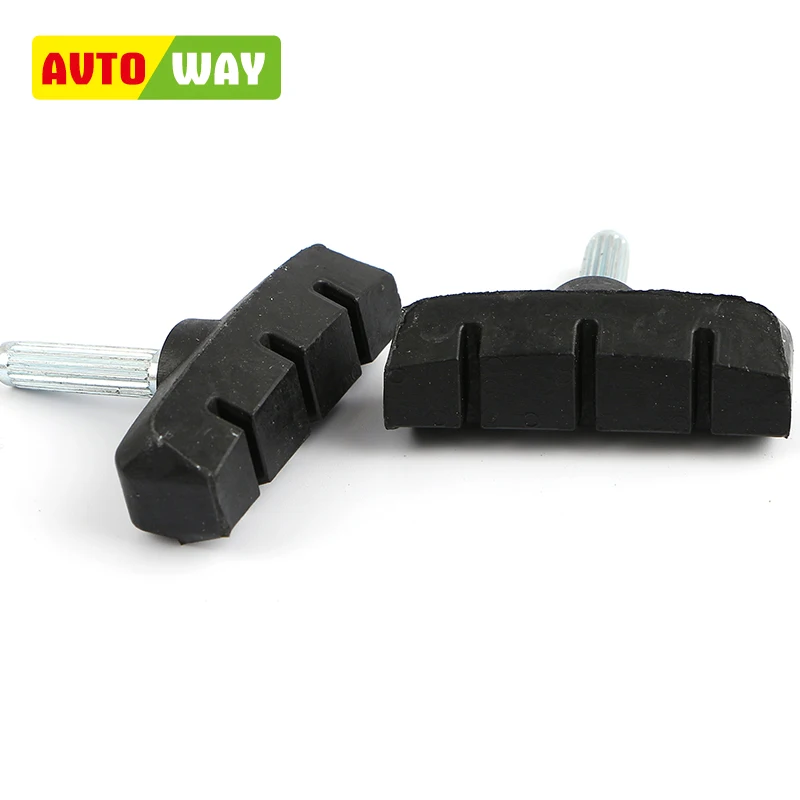 Autoway 2 пары CP505 MTB резиновые Тормозные колодки для горного велосипеда, шоссейного велосипеда, велосипедного тормоза, v-тормоза, тормозные колодки, держатели блоков 50 мм