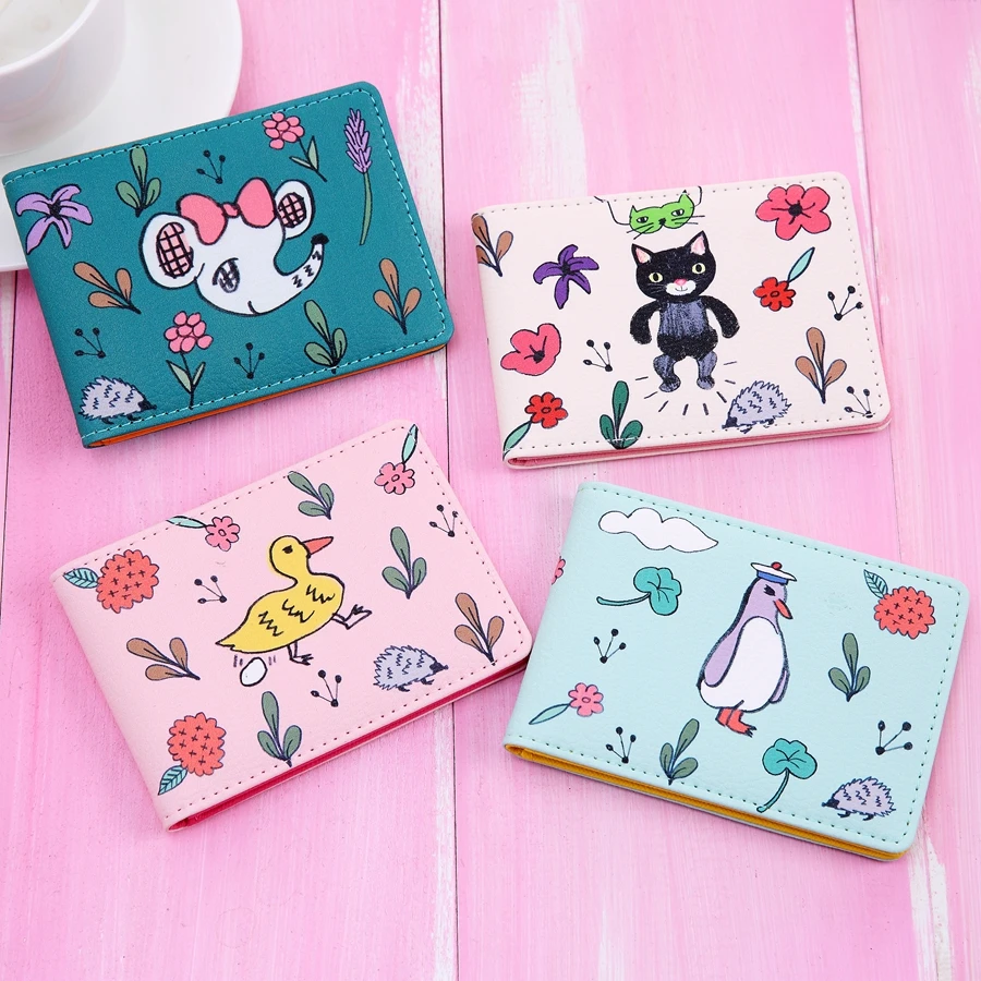 Bentoy женский дорожный мультяшный милый чехол из искусственной кожи для карт