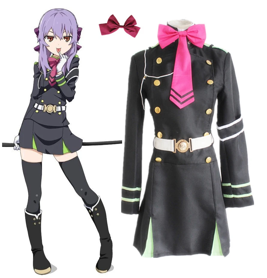 Аниме Seraph Of The End Owari no Hiiragi Shinoa костюмы для косплея|uniform japanese|uniform medicaluniform |