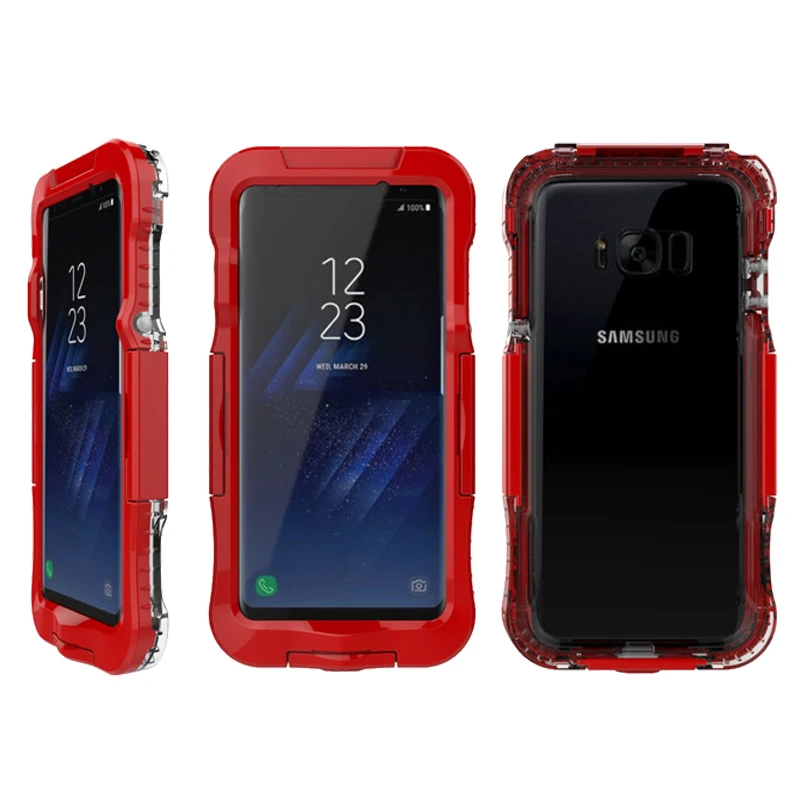 Водонепроницаемый чехол для Samsung Galaxy S8 plus S7 Edge Hybrid Swimming Dive противоударный чехлы
