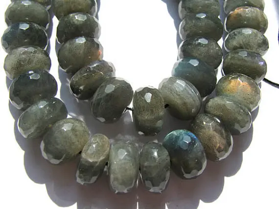 

bulk genuine labradorite beads 7x12mm 2strands 16inch strand ,high quality rondelle abacus faceted blue jewelry beads