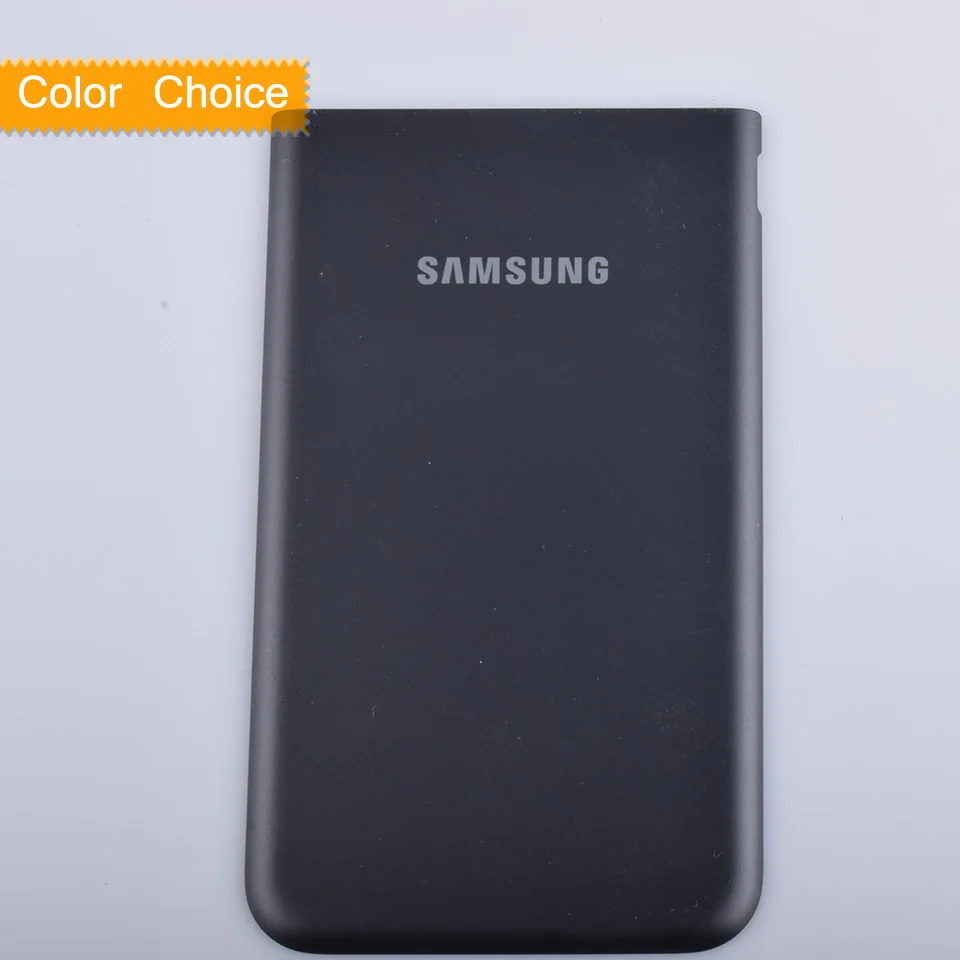 Черный Для Samsung Galaxy J3 Prime Emerge 2nd j327W J327V J327T корпус батарея Дверь задняя Задняя стеклянная крышка корпус - Цвет: Черный