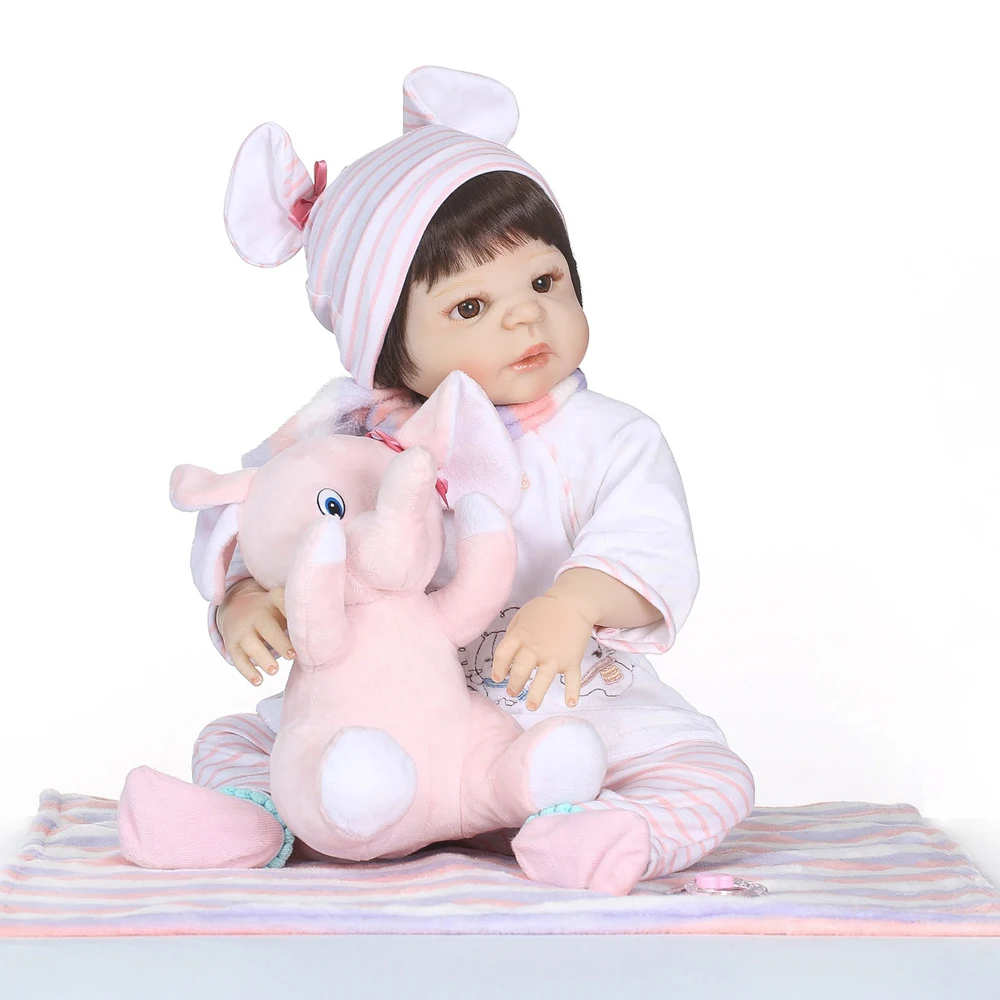 NPK 23 &quotвсего тела силикона Reborn Baby принцесса кукла игрушка купаться играть дома