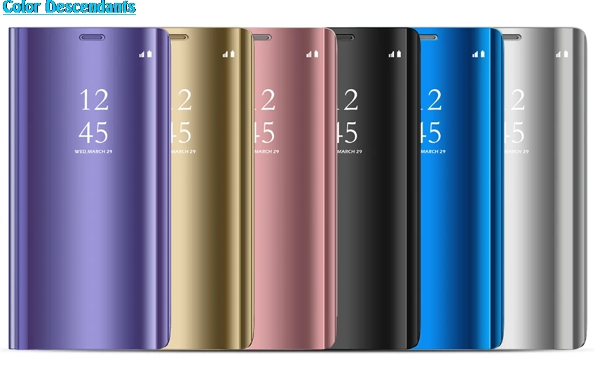 Роскошный зеркальный флип-чехол для huawei P Smart P10 P20 Lite P20 Pro, прозрачный чехол-подставка для huawei mate 20 Lite 10 Pro, чехол s