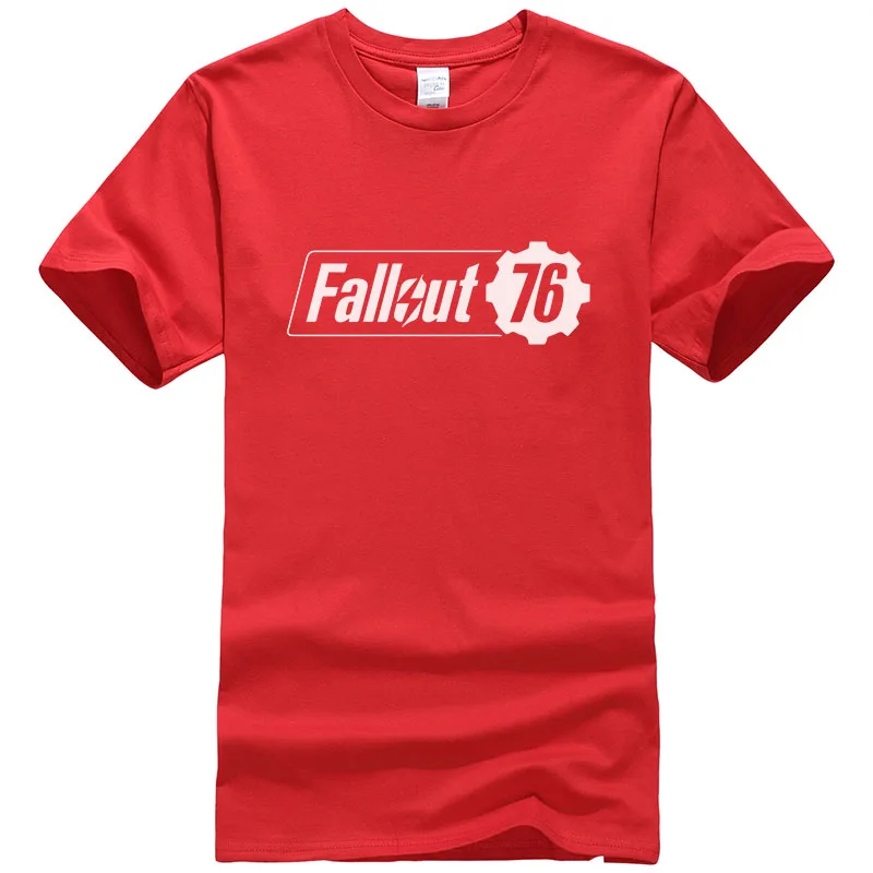 Игра Fallout 76 Футболка мужская повседневная Летняя футболка с короткими рукавами футболки из хлопка футболки высокого качества T267