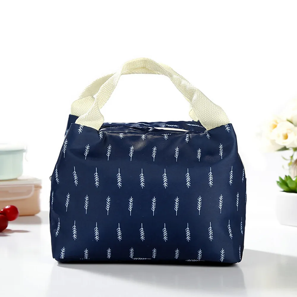 Термоизолированный Ланч бокс сумка холодильник для ланча контейнер с принтом