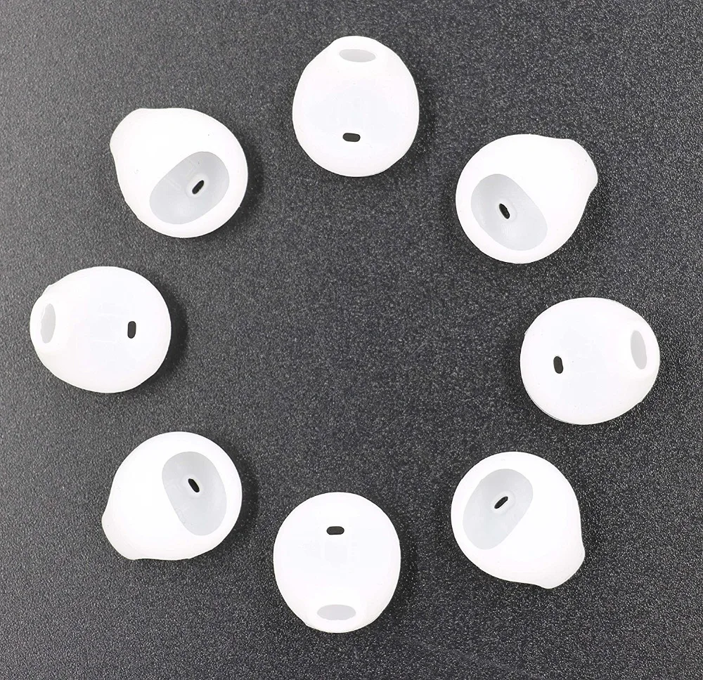 

4 Pair White Silicone Replacement Ear Tips for Samsung Galaxy Earphone S6edge/ S7/ S7edge EG920 Level U Bluetooth Earphone