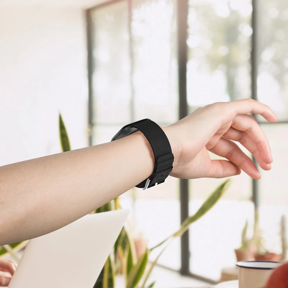 Для Fibit Versa Band нейлоновая плетеная ткань умные наручные часы ремешок для Fitbit Versa 2 умные аксессуары с металлической застежкой