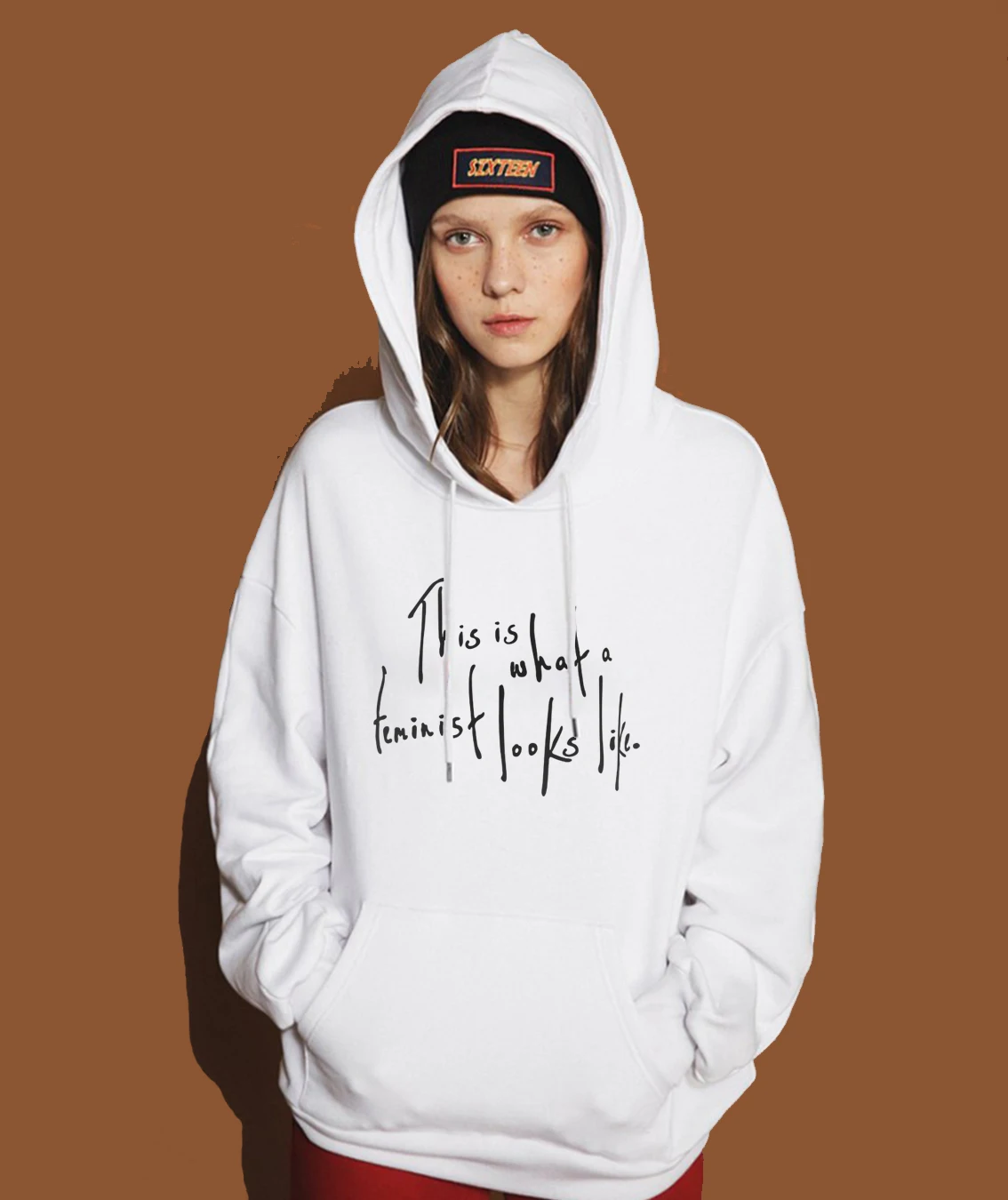 

Hoodies For Women 2018 Spring Winter Sweatshirt Letter Print This Is What a Feminist Looks Like Harajuku Casual Pullover Female