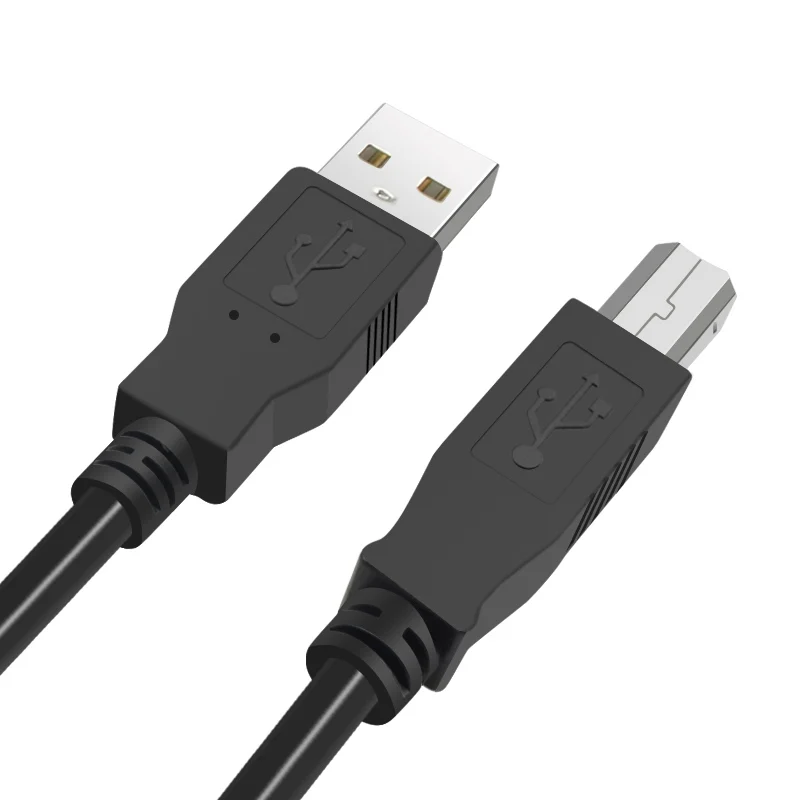 Кабель для принтера WMZ USB 2 0 Тип A папа в B Мужской кабель 1 5 м лазерного дублирующая
