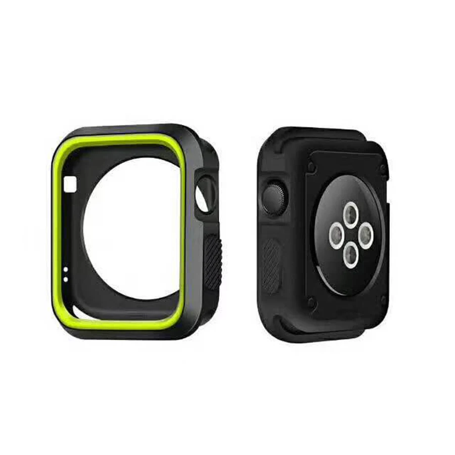 Силиконовый чехол для Apple Watch 42 мм 38 спортивный ремешок полностью резиновый