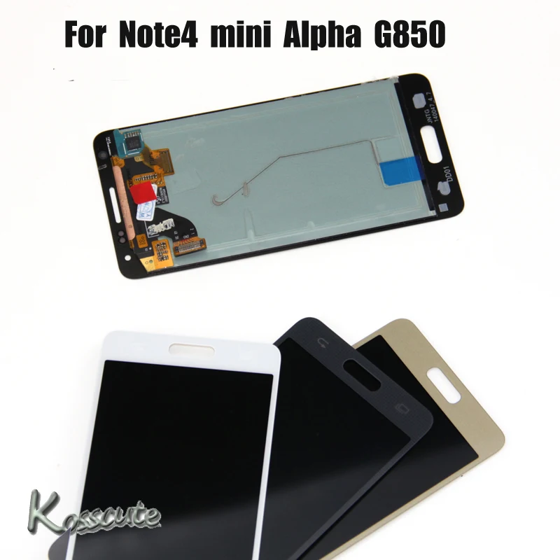 Сенсорный экран дигитайзер с ЖК-дисплеем в сборе для Samsung Galaxy Note 4 mini Alpha G850 G850A