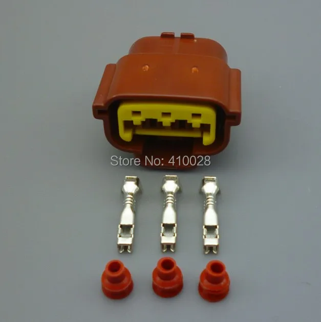 shhworldsea 3 Pin 6098-0142 Automotive Ignition Coil Plug Female Socket TPS Throttle Position Sensor Connector For Nissan | Автомобили и