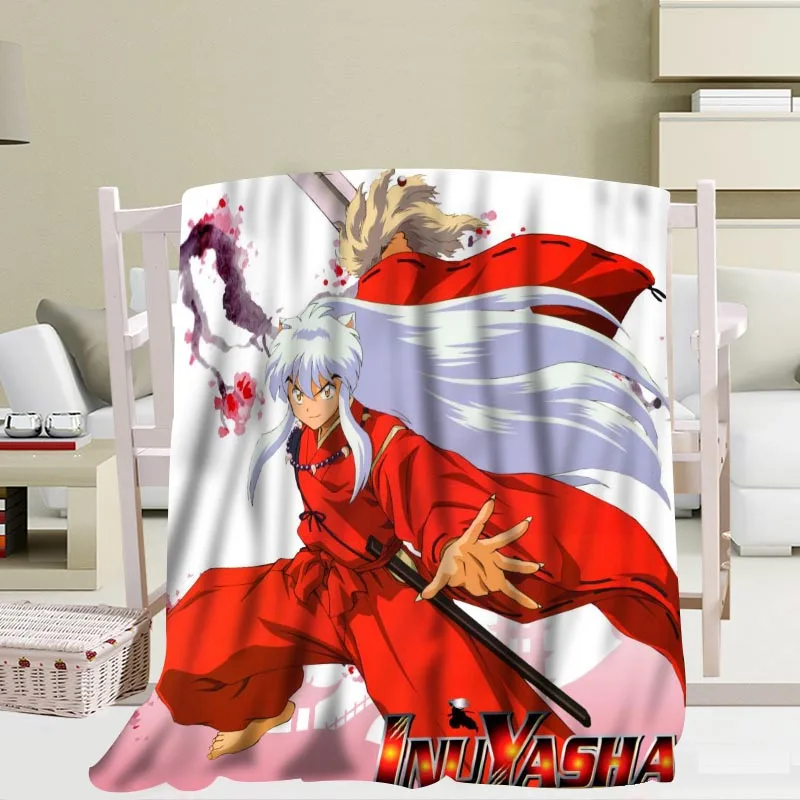 Пользовательские Inuyasha узоры одеяло мягкое украшение спальня 56x80 дюймов 50X60inch