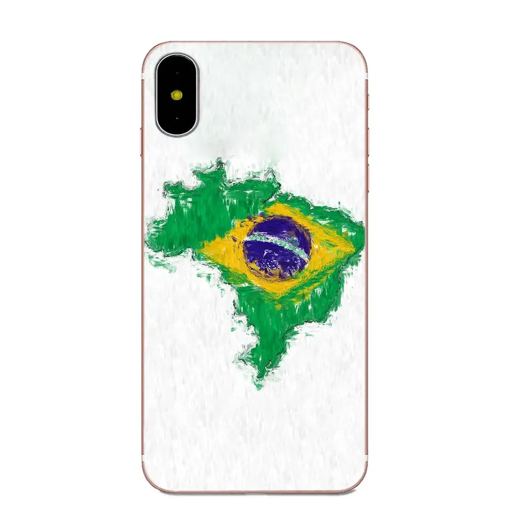 Бразильский флаг Мягкий Топ продаж для Galaxy J1 J2 J3 J330 J4 J5 J6 J7 J730 J8 2015 2016 2017 2018 mini Pro |