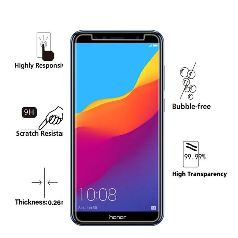 2 шт для Honor 7A Dua L22 закаленное стекло 5 45 защита экрана 9H Защитное Huawei Honor7A Y5