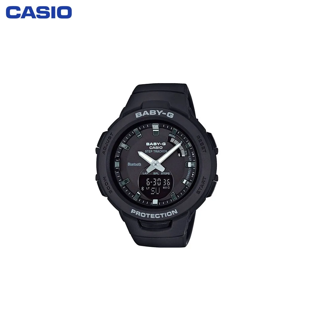Наручные часы Casio BSA B100 1AER женские кварцевые на пластиковом ремешке|Женские