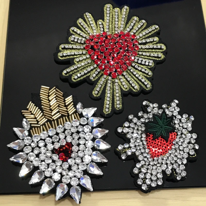 1 шт. ручная работа расшитые пайетками и бусинами патчи для одежды сделай сам