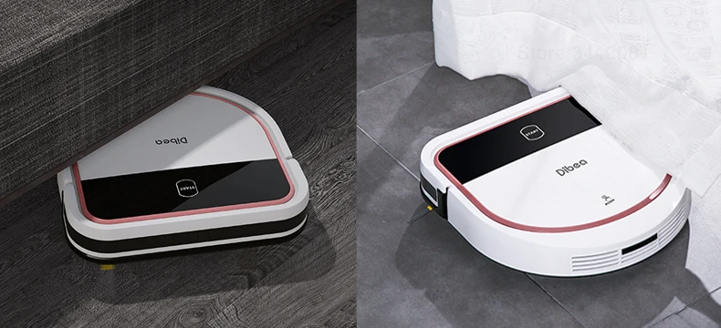Dibea D500A Профессиональный робот-пылесос для дома, мокрая швабра, автоматическая очистка пыли, стерилизация, умный планируемый wifi приложение, карта