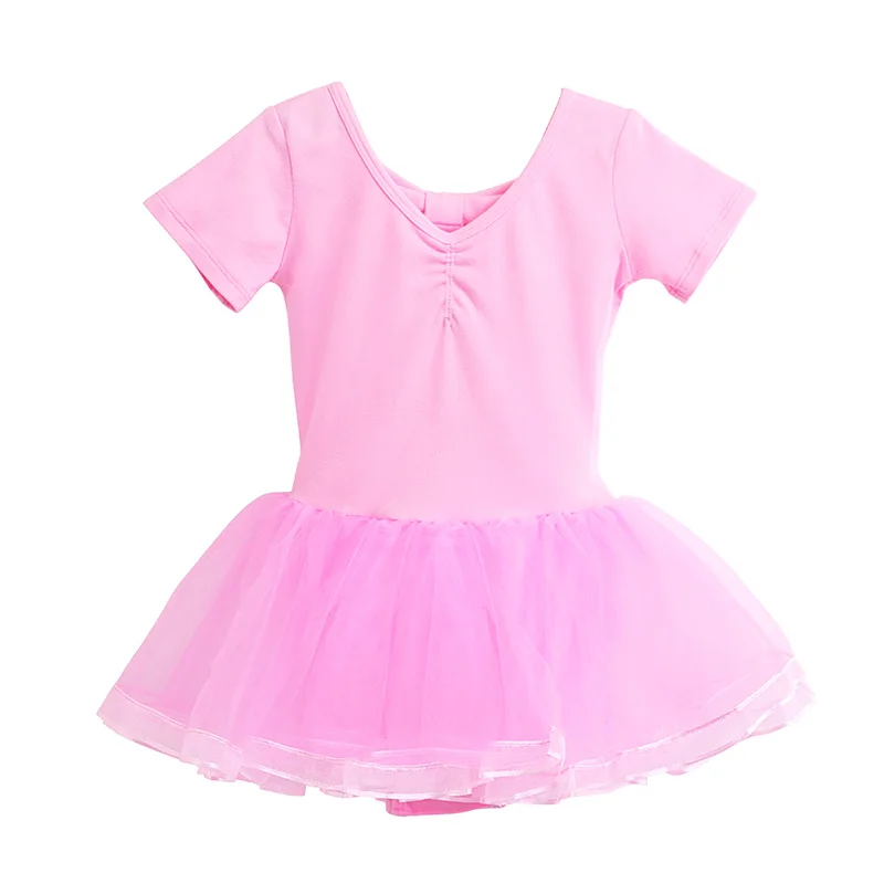 Детское балетное платье для девочек гимнастическое трико бальное танцев