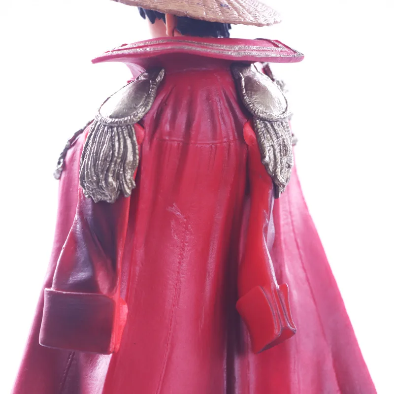 One piece Luffy 20th anniversary Ver. ПВХ фигурка красный плащ конечной король Луффи Санджи Зоро OP Коллекционная модель 25 см