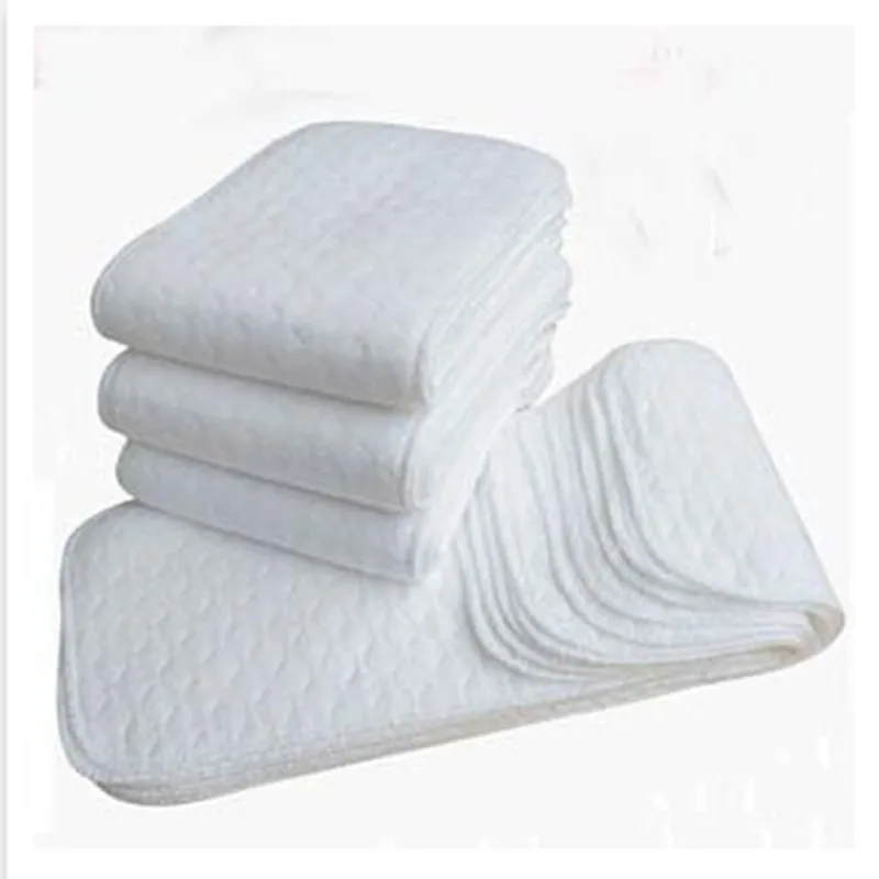 10 шт./лот 3-слойные Экологичные хлопковые мягкие и дышащие детские тканевые