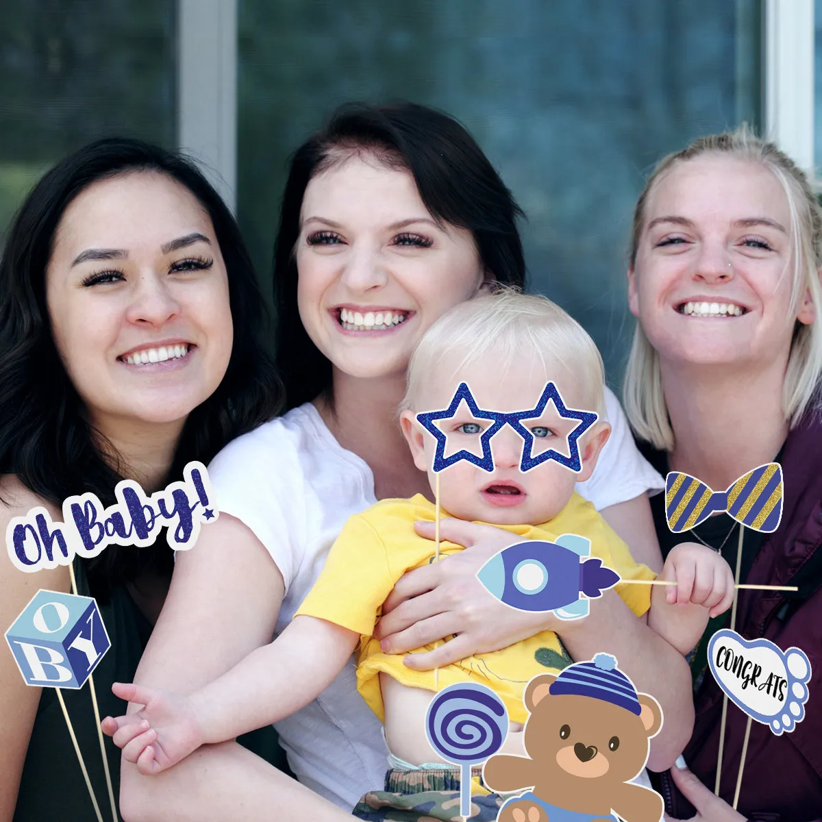 20 шт. украшение для маленьких мальчиков реквизит фотосессии милый Babyshower костюм