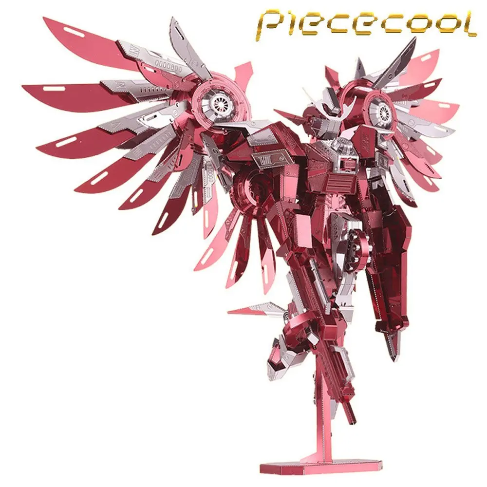 2016 Ограниченная серия Piececool 3D металлическая головоломка громоздкие крылья Gundam P069
