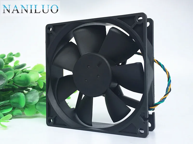 

NANILUO оригинальный AFB0912VH = AUB0912VH 9 см 90 мм 90*90*25 мм 9225 DC 12 В 0.60A 4-контактный pwm компьютерный процессор Охлаждающие вентиляторы