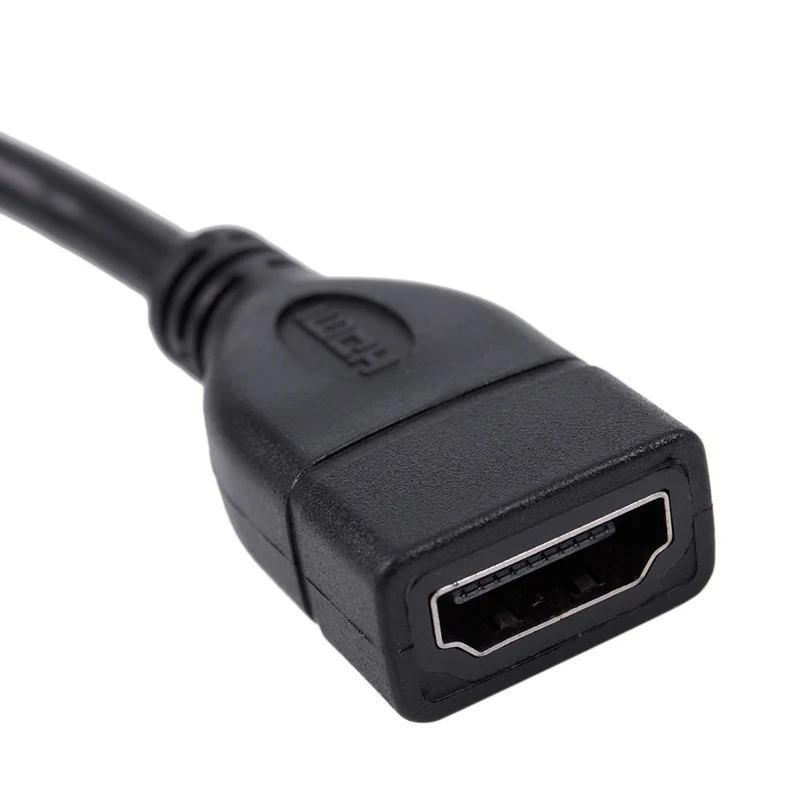 ABHU-Hdmi мужчин и женщин удлинитель Кабель короткий удобный для Google хром литой огонь