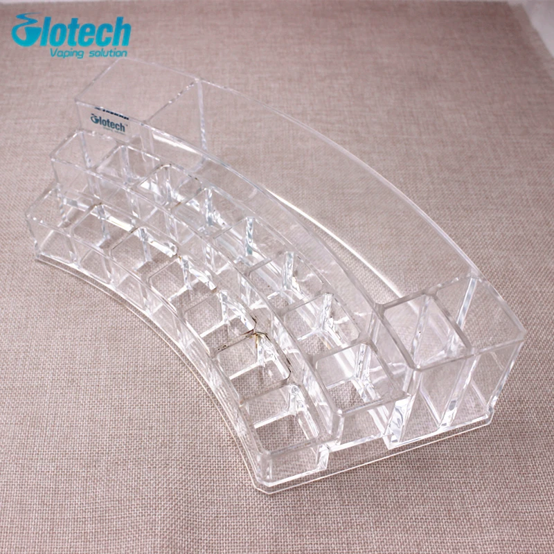 

Glotech Electronic Cigarettes Storage rack display stand holder base for e-liquid mods e cigarette organizer Storage box