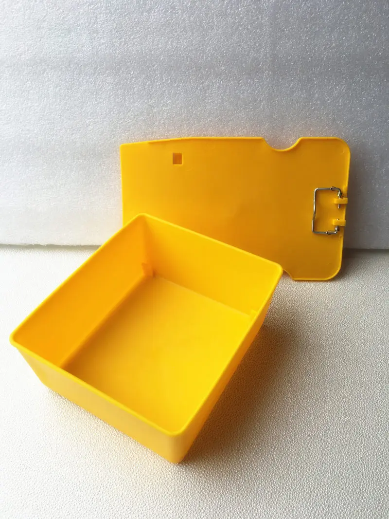 Новый 1 шт. стоматологический лабораторный рабочий чехол лоток с зажимом желтый