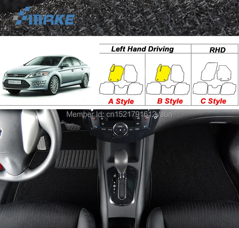 Автомобильные коврики smRKE для Ford Mondeo 2007 2013 Противоскользящие из гидрофильного