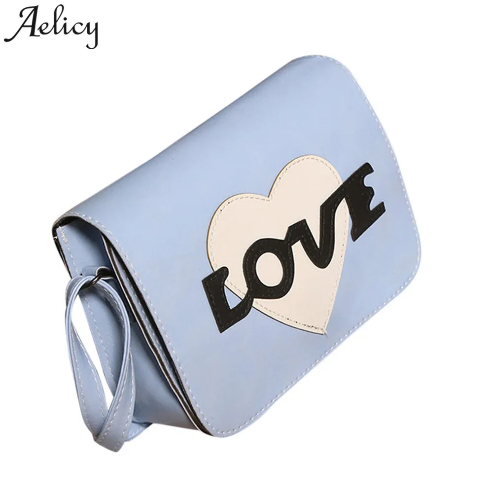 Женская сумка через плечо Aelicy с надписью love heart мессенджер для женщин 2020 bolsa feminina