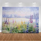 Фон для фотосъемки абстрактный пейзаж из полиэстера