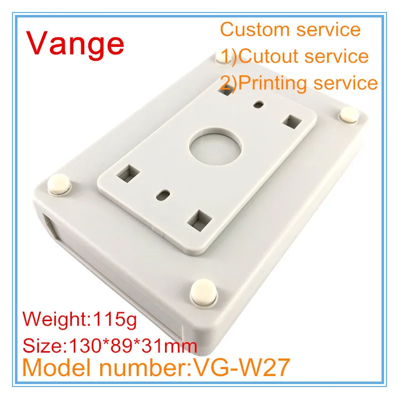 1pcs/lot electronics project box 130*89*31mm ABS plastic instrumentation chassis apparatus wall-mounted for signal repeater PCB |