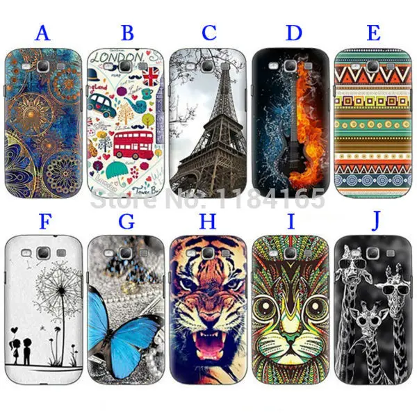 JONSNOW TPU Case for Samsung Galaxy S3 Neo / SIII i9300 /i9305 /i9308 Colorful Patterned Phone Back Protective Cover |