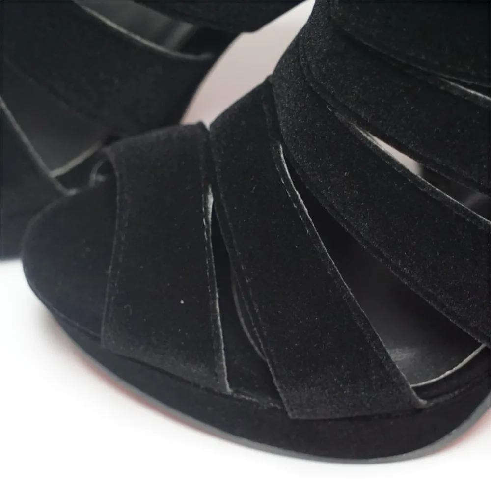 Модная женская обувь на каблуках 12 см для вечеринок женские босоножки