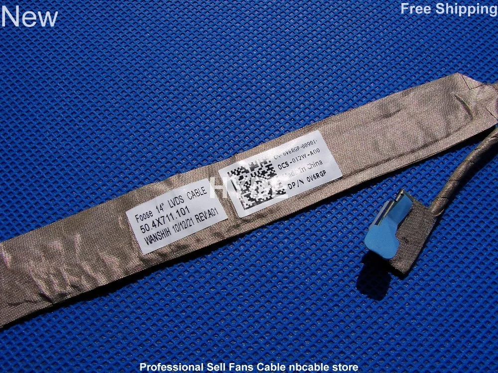 

NEW 50.4X711.101 CN-0V6RGP LVDS CABLE FOR DELL Latitude E5400 V6RGP LCD LVDS CABLE