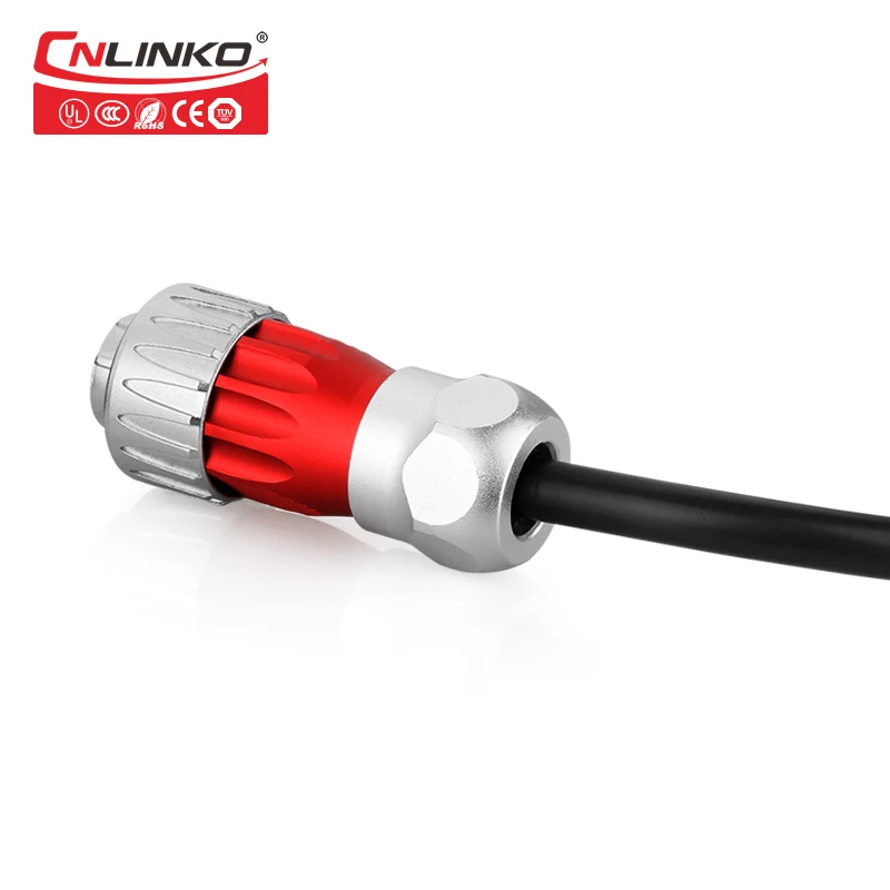 Cnlinko DH20 серии Водонепроницаемый IP65 кабель hdmi крепление Мощность 4Pin Позолоченный
