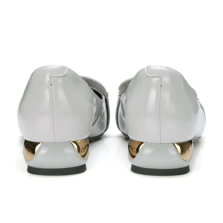 MLJUESE/женские туфли-лодочки из коровьей кожи сезон осень-весна черные на высоком